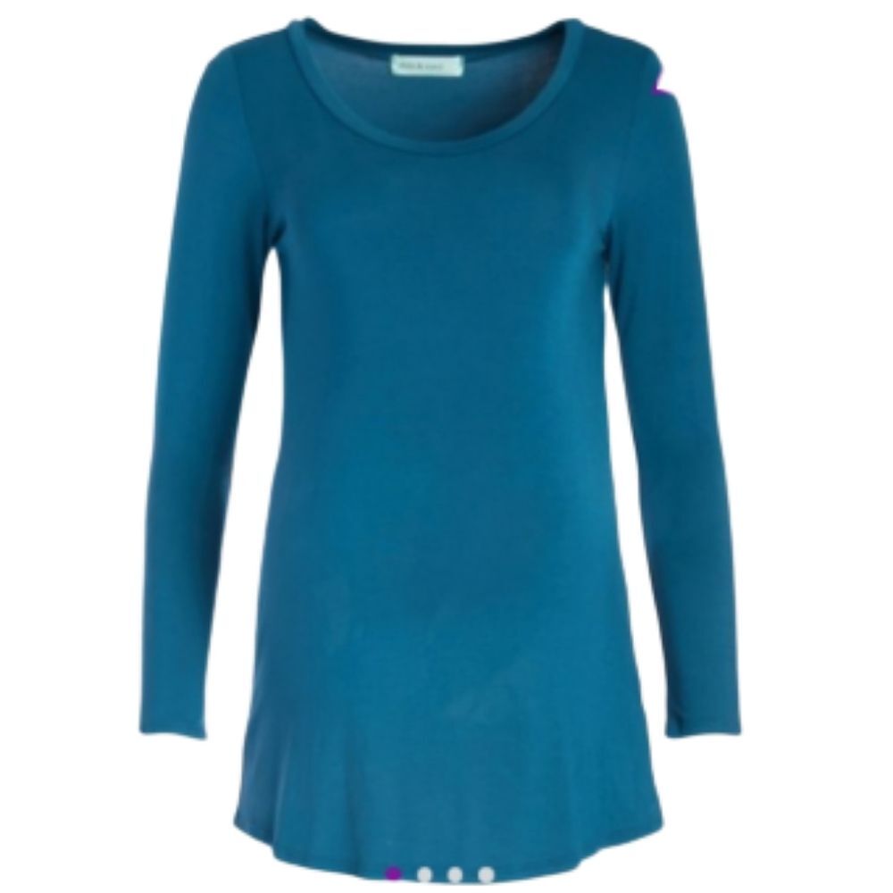 Chris & Carol Maternity Long Sleeve Tunic‎ Teal Large